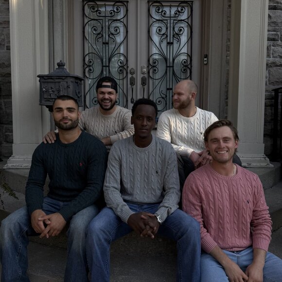 Navy Polo Ralph Lauren Cable Knit Sweater with Red Pony Size Small - Picture 6 of 13